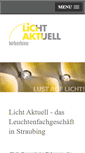Mobile Screenshot of licht-aktuell.de